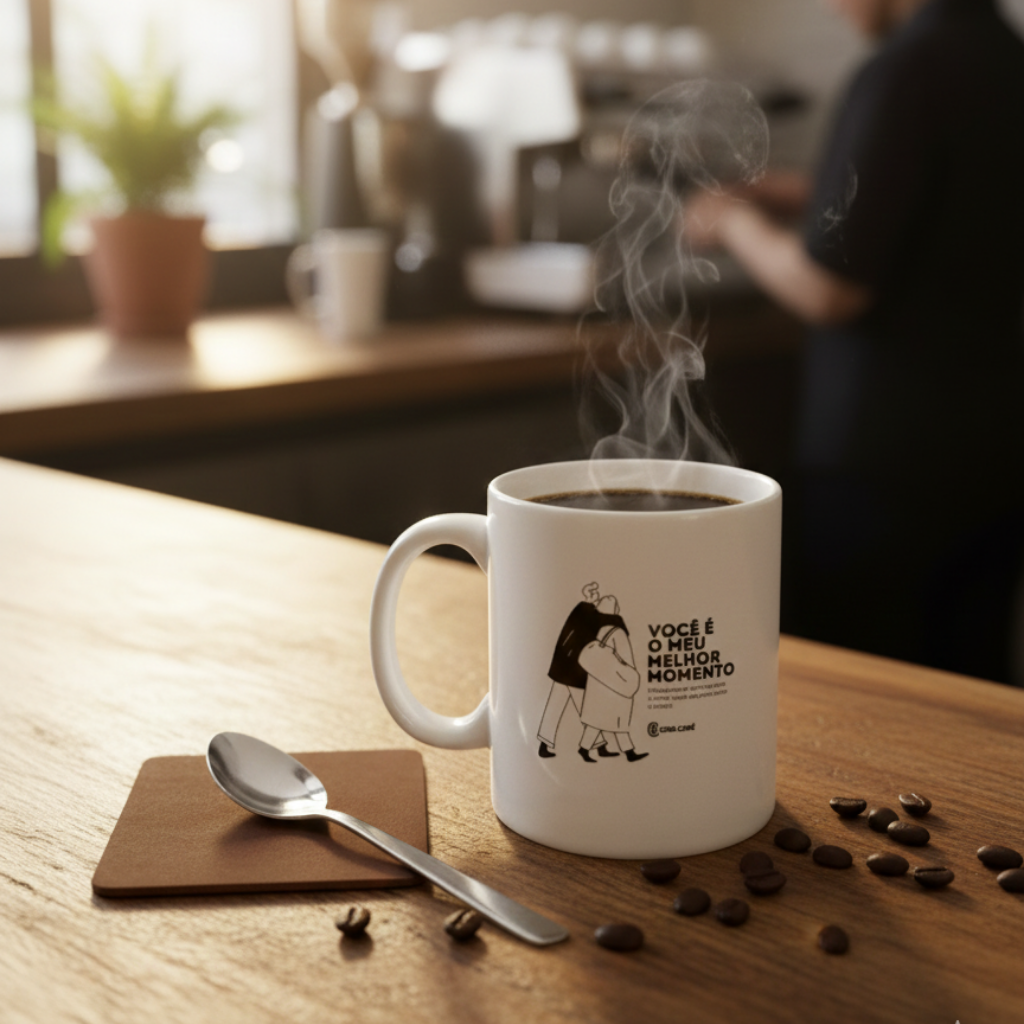 CANECA "VOCÊ É MEU MELHOR MOMENTO"