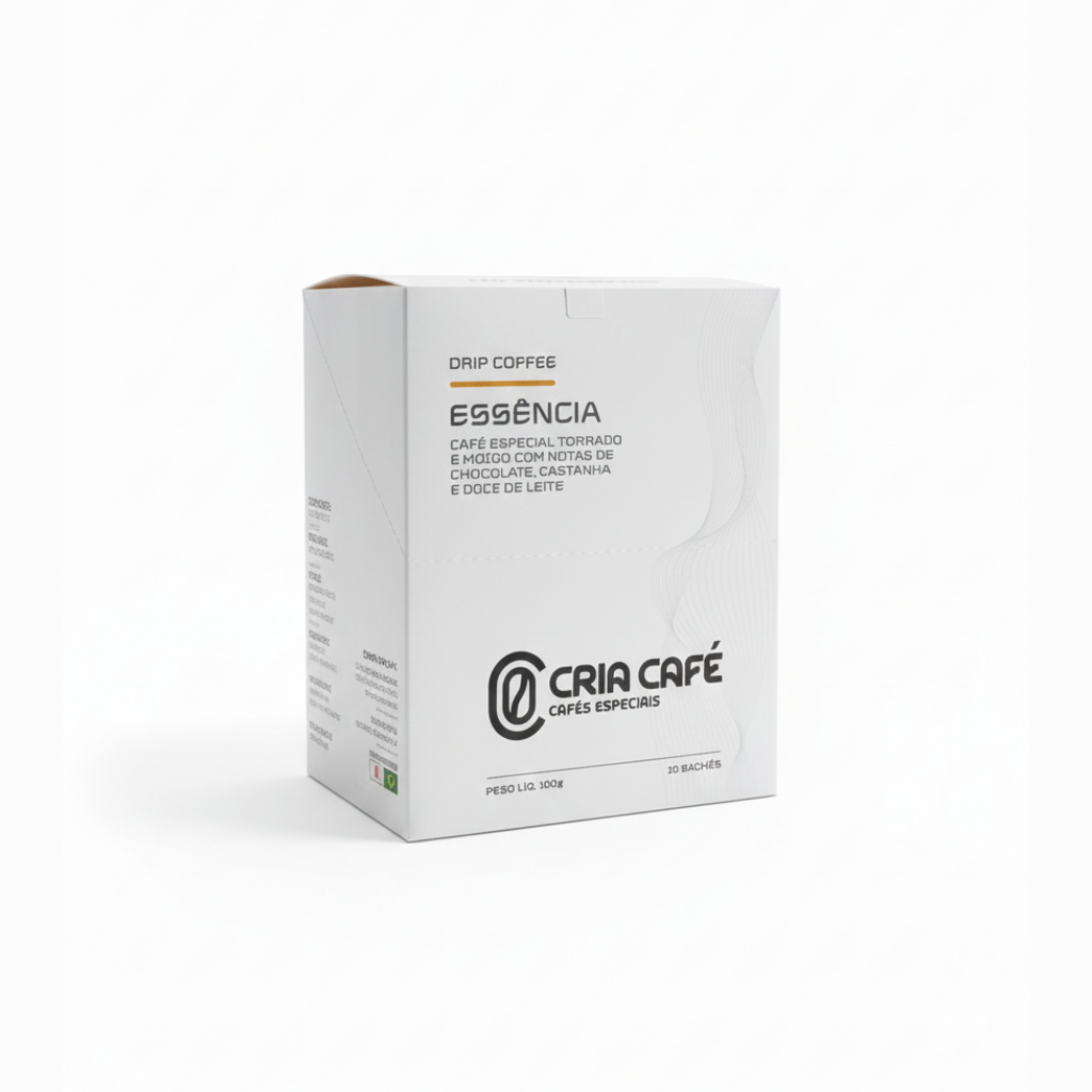 DRIP COFFEE CRIA ESSÊNCIA CHOCOLATE E CARAMELO