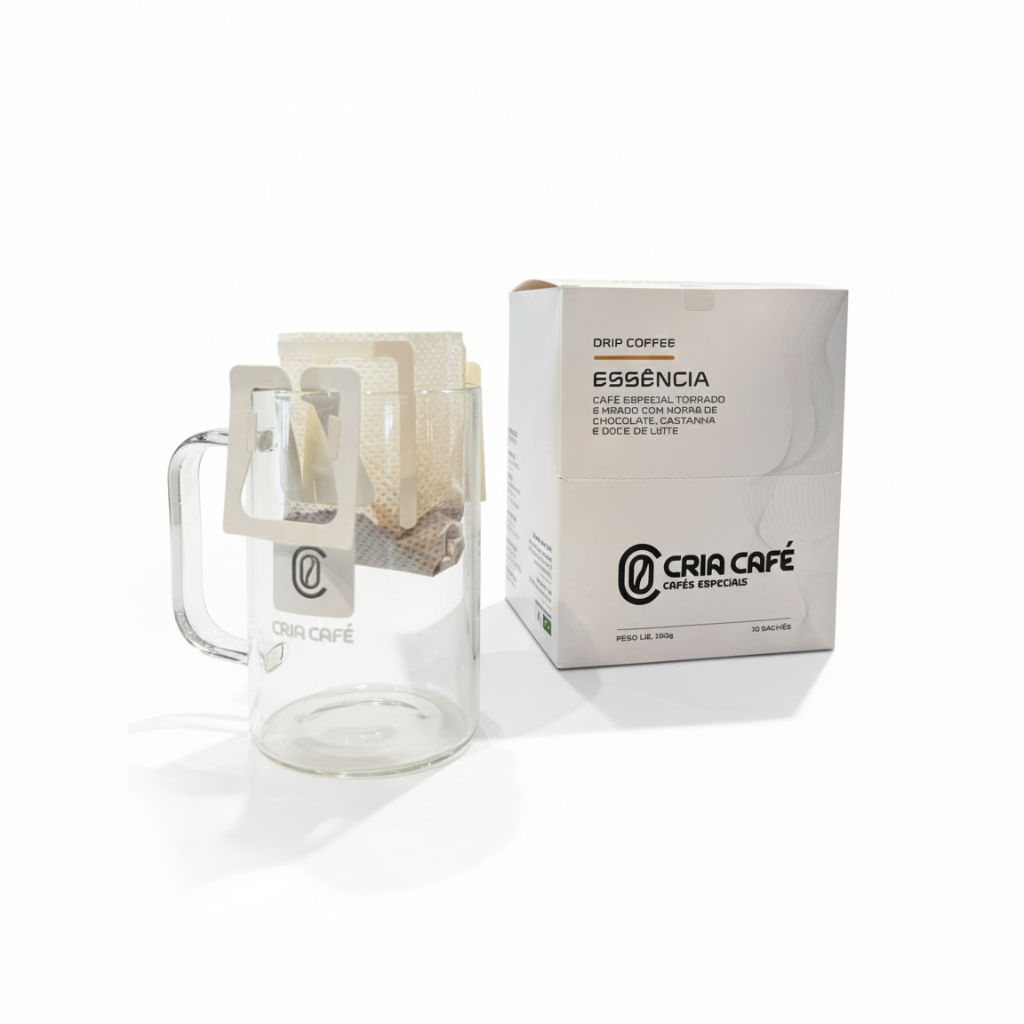 DRIP COFFEE CRIA ESSÊNCIA CHOCOLATE E CARAMELO