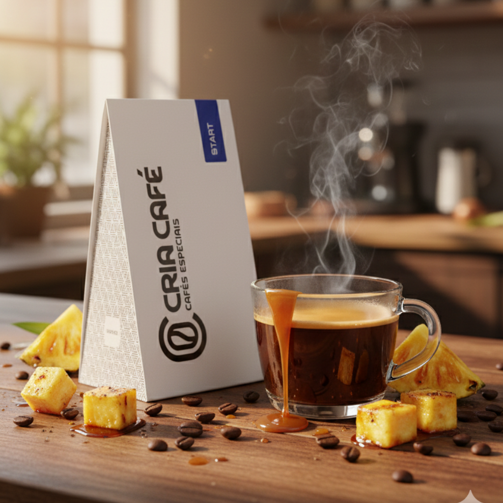 CAFÉ ESPECIAL CRIA START ABACAXI E CARAMELO