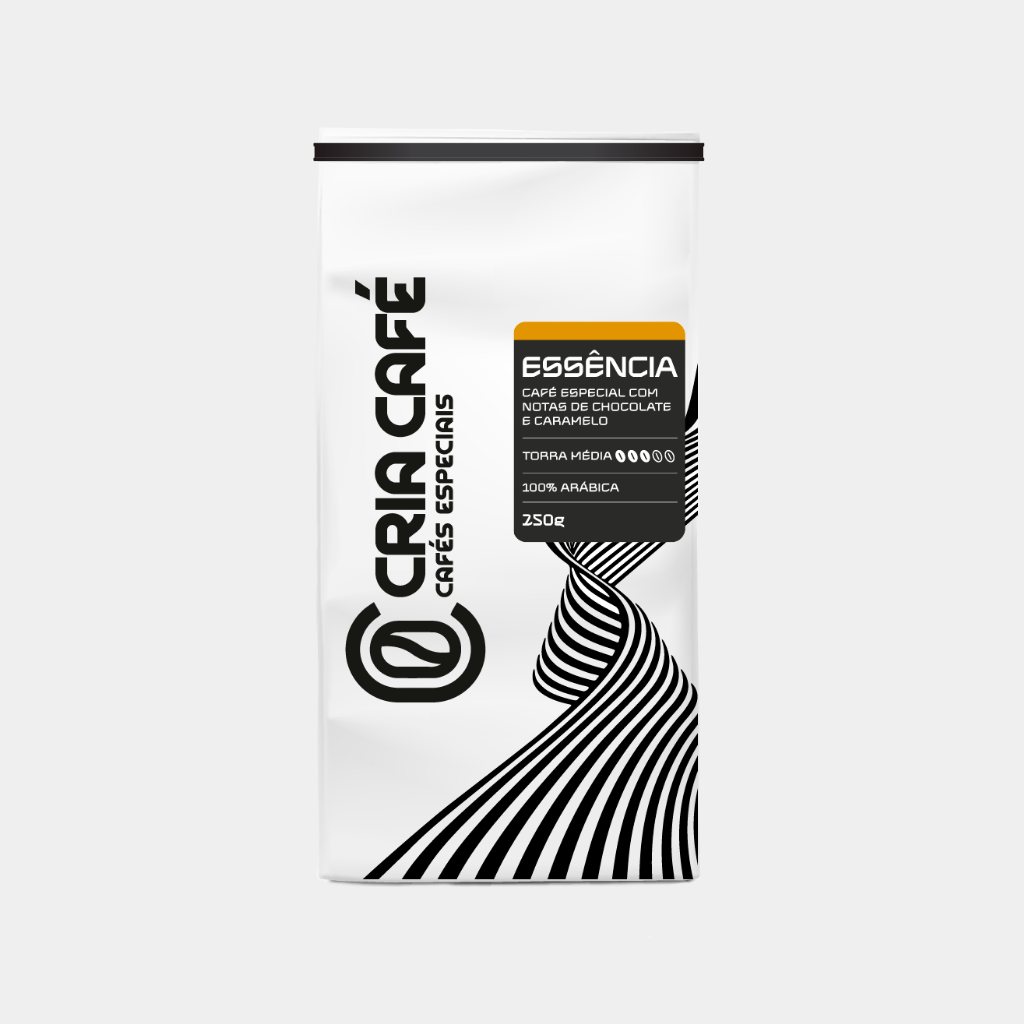 Pacote Cria Essência, chocolate e caramelo, 250g